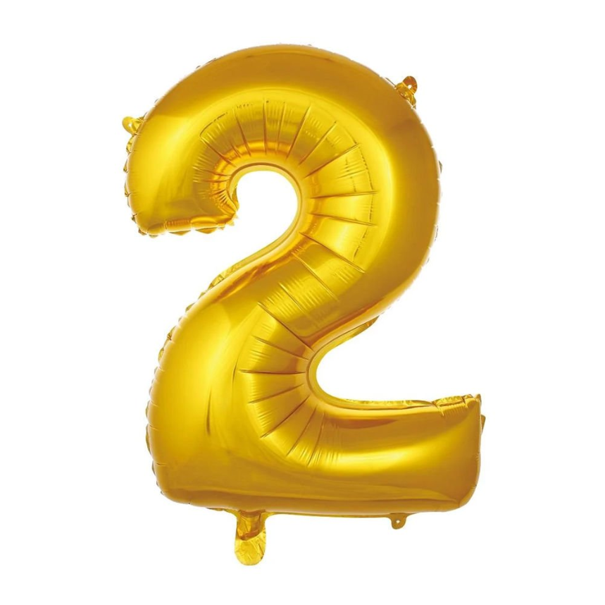 Folyo Balon Gold 2 34 İnç 76 Cm